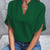 Blouse Femme Élégante en Viscose et Polyester Chic Col en V Fendu 10