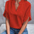 Blouse Femme Élégante en Viscose et Polyester Chic Col en V Fendu 11