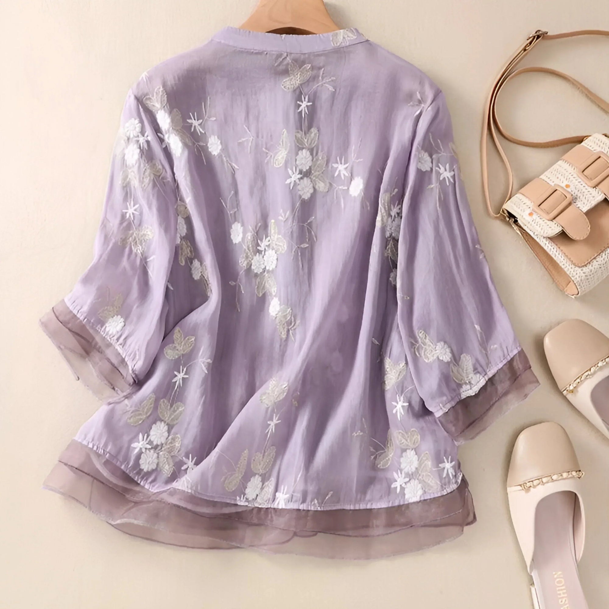 Blouse Femme Légère en Coton Élégante 1