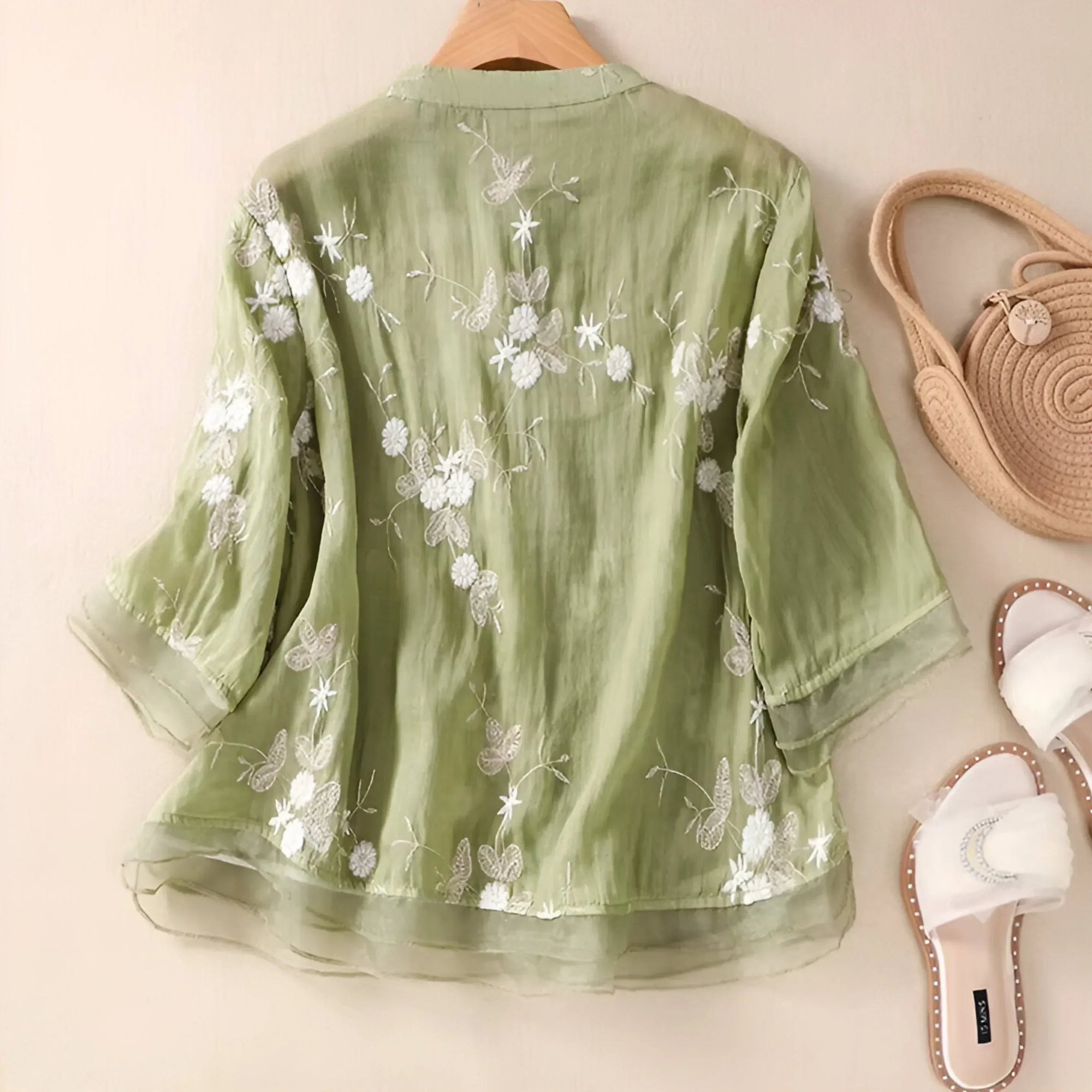 Blouse Femme Légère en Coton Élégante 3