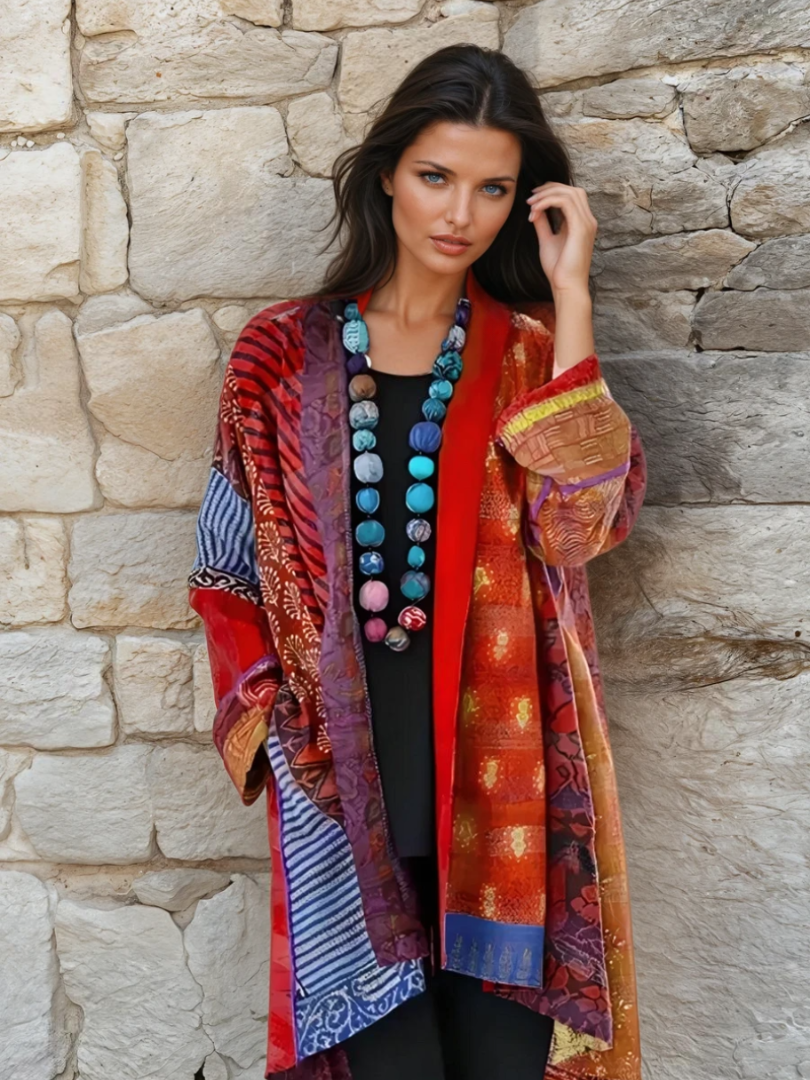 Blouse Femme Multicolore en Tissu Doux 1