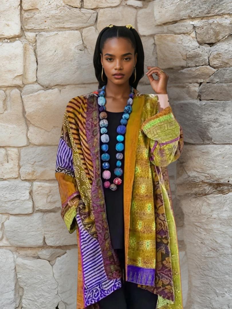 Blouse Femme Multicolore en Tissu Doux 3