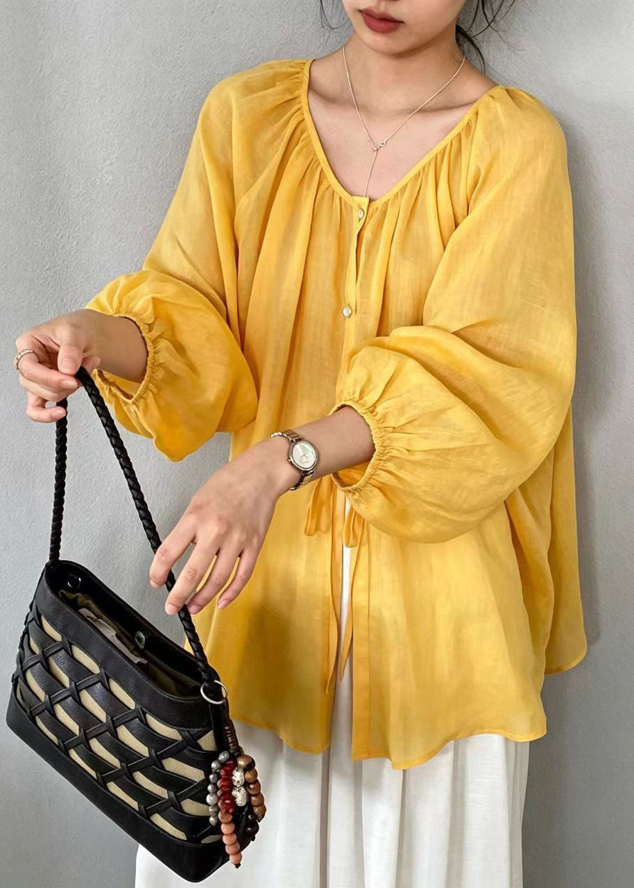Blouse Femme Oversize Style Boho Été 3