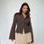 Blouse Femme Retro Élégante à Manches Évasées 1