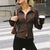 Blouse Femme Retro Élégante à Manches Évasées 4