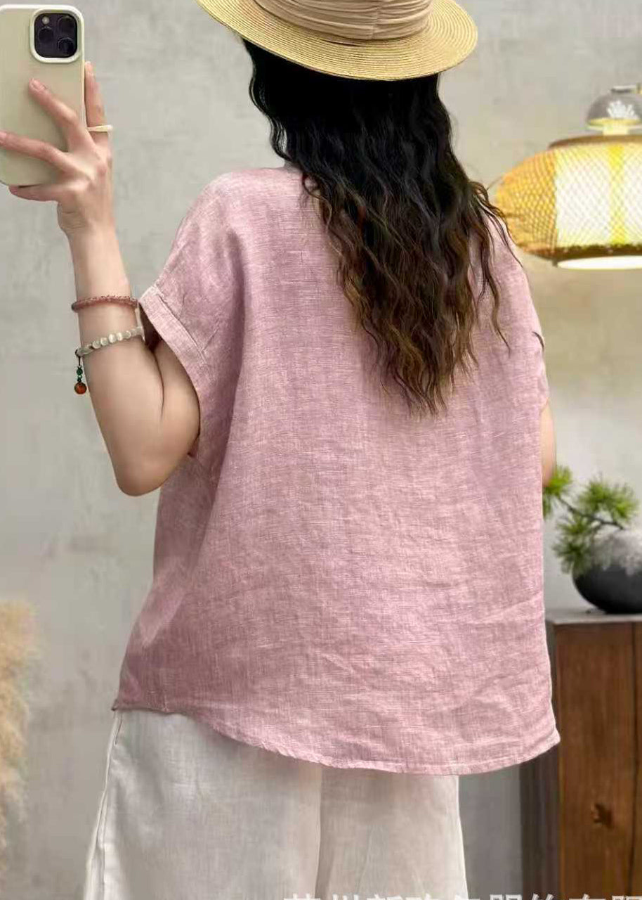 Blouse Femme Surdimensionnée Col Claudine Chic 3