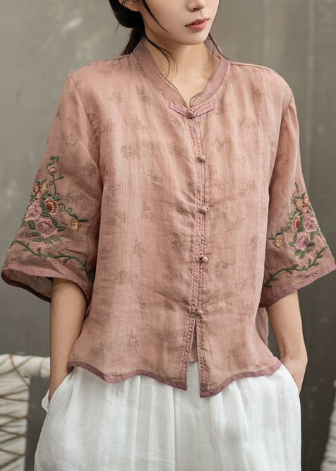 Blouse Femme Vintage à Boutons Chinois 3