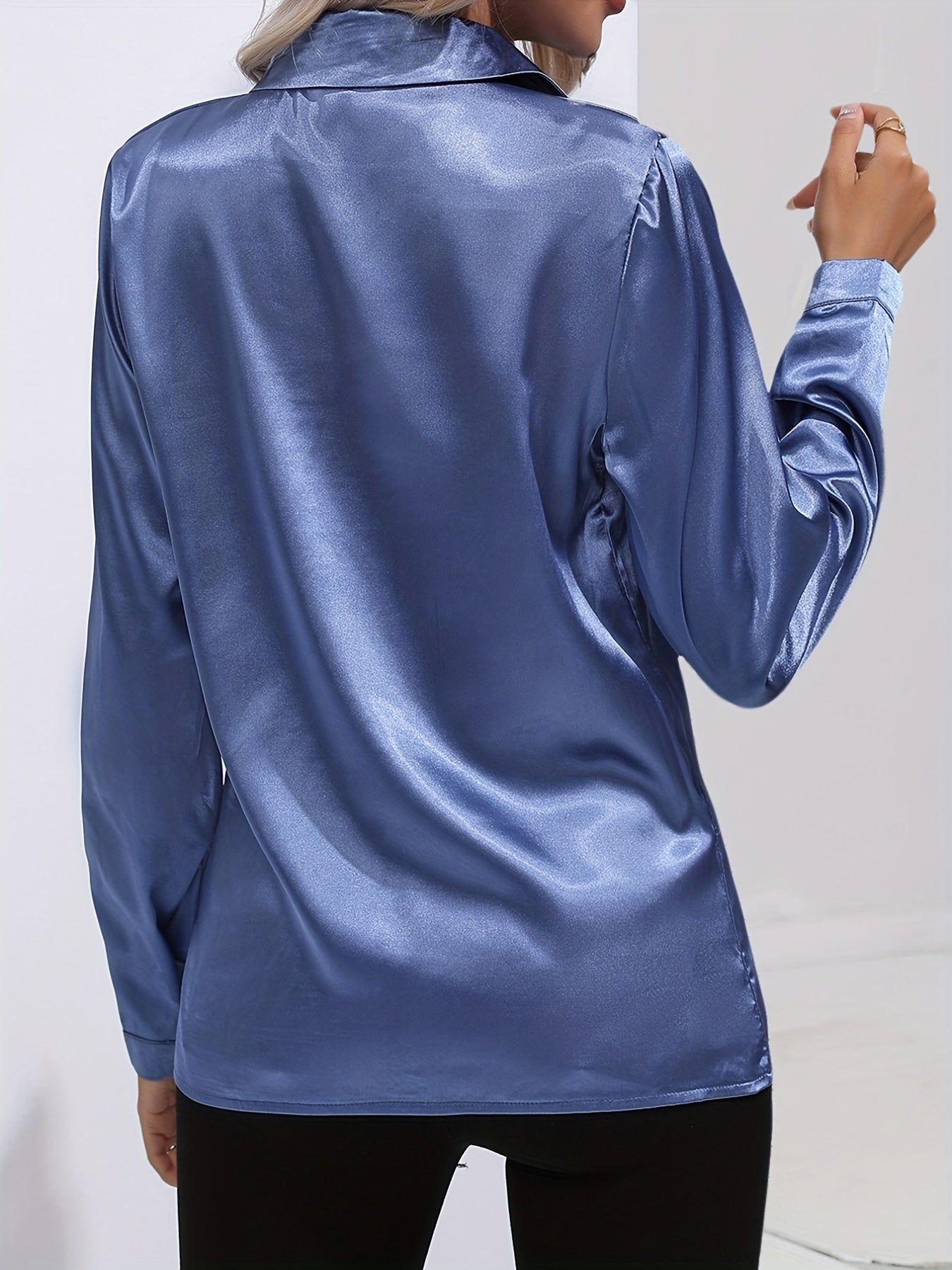 Blouse en Satin pour Femmes Automne Chic 1