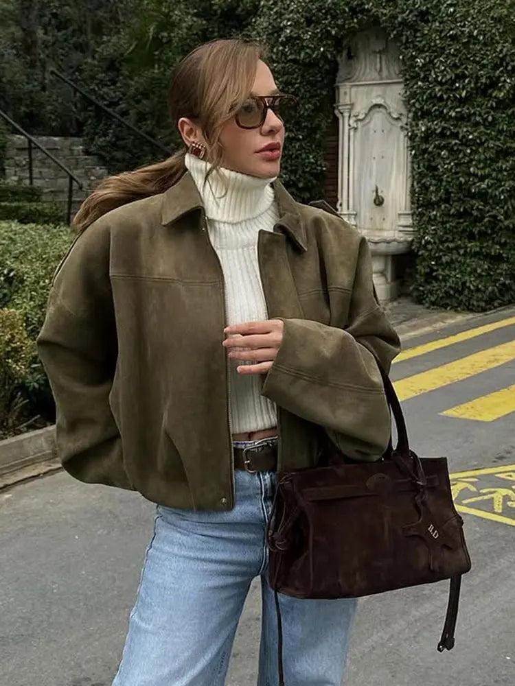 Blouson aviateur pour femme, style décontracté et tendance 2