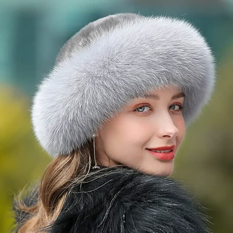 Bonnet Hiver Femme en Fourrure Synthétique Chic et Confortable 2
