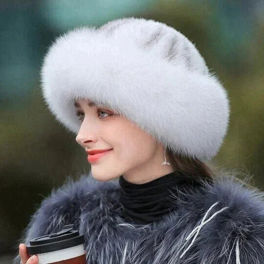 Bonnet Hiver Femme en Fourrure Synthétique Chic et Confortable 7
