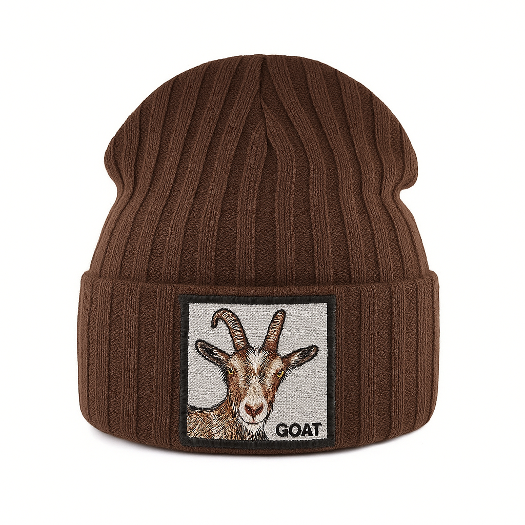 Bonnet Tricot Femme Audacieux avec Patchs Animaux 1