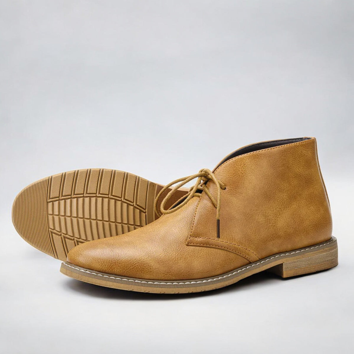 Bottes Chukka en Cuir pour Homme Élégantes 4