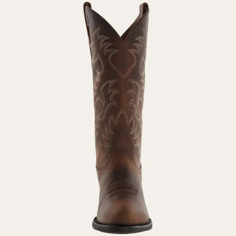 Bottes Cowboy Homme Style Western Synthétique avec Broderies 1