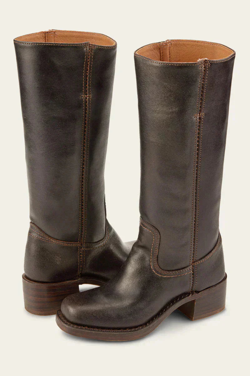 Bottes Femme Classiques à Talon Bloc pour Hiver 3