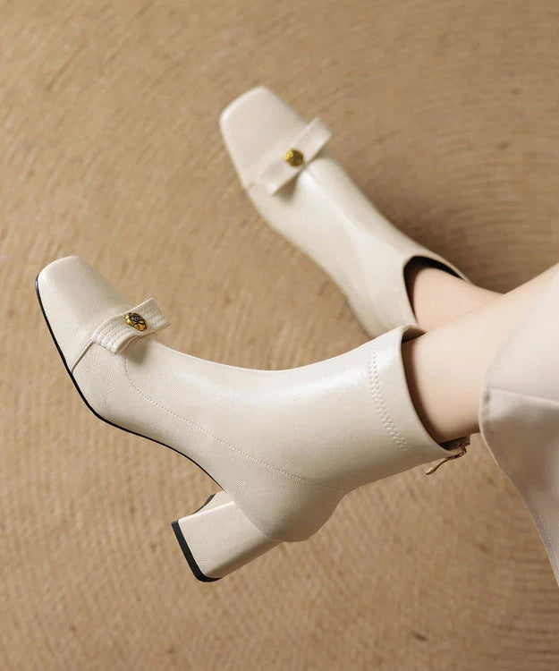 Bottes Femme Confortables à Semelle Épaisse pour Hiver 2