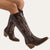 Bottes Femme Cowboy Style Western Similicuir 2