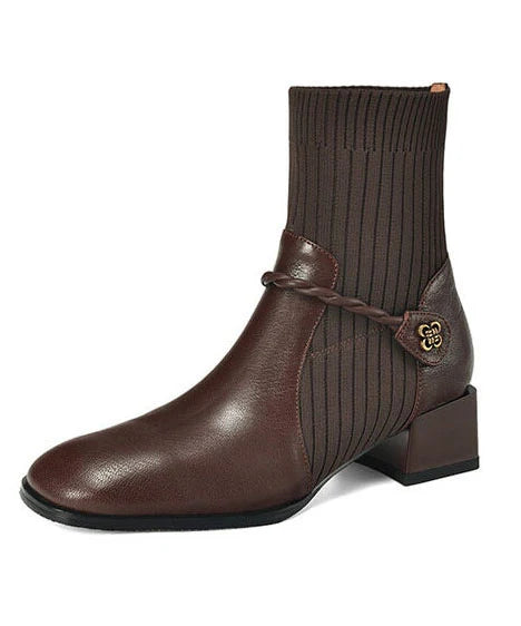 Bottes Femme Rétro Confortables pour l'Hiver 4