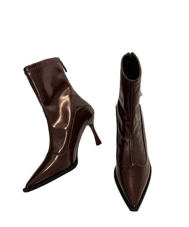 Bottes Femme Talons Aiguilles Bout Pointu 0