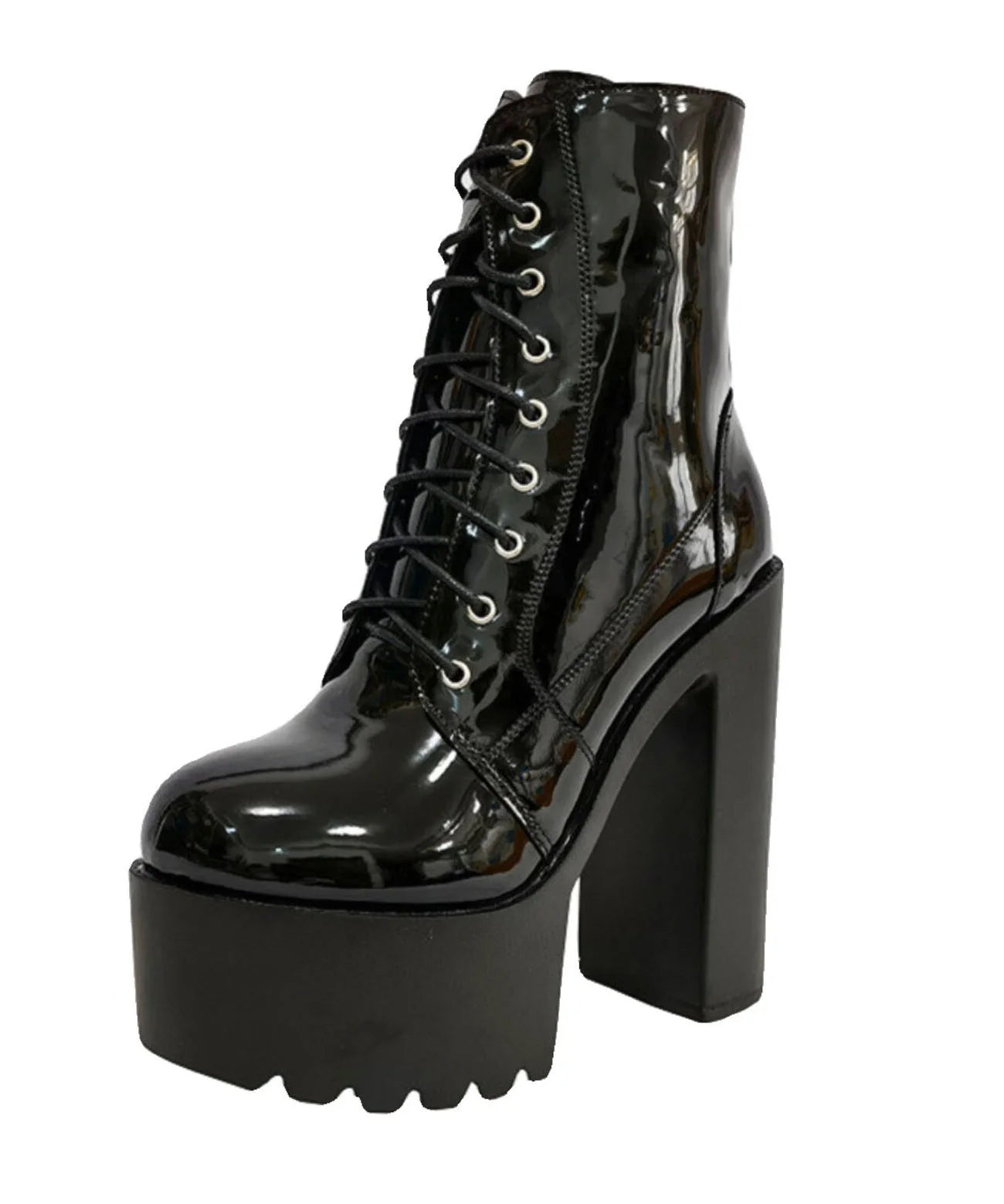 Bottes Femme Vintage à Brides Croisées et Semelle Épaisse 4