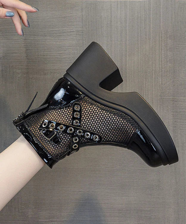 Bottes Femme à Talon Compensé Style Moderne 2