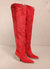 Bottes Femmes Genoux Western Cuir Durable 2