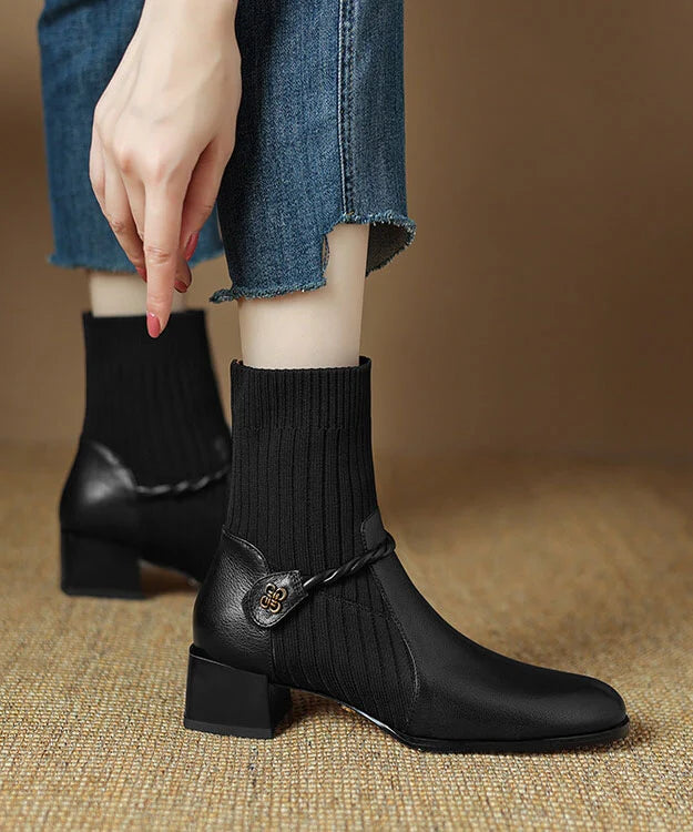 Bottes Hiver Femme Classiques Montantes Confortables 2
