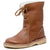 Bottes Hiver Femme Cuir Doublure Laine Ajustable 0