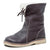 Bottes Hiver Femme Cuir Doublure Laine Ajustable 7