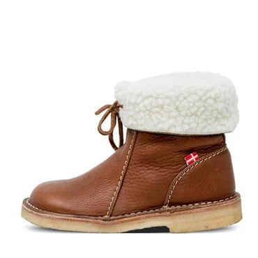 Bottes Hiver Femme Cuir Doublure Laine Ajustable 8