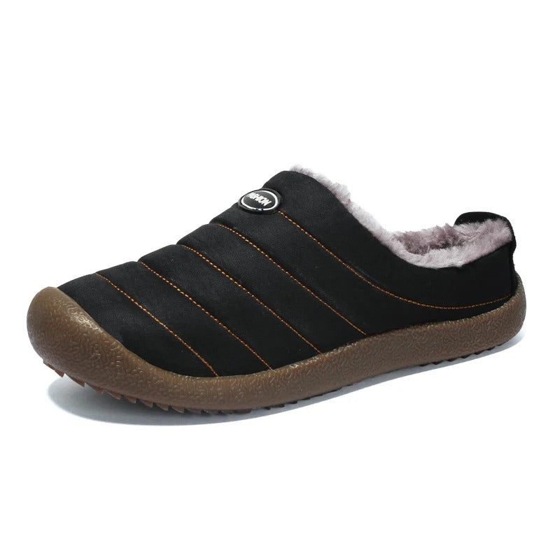 Bottes Hiver Homme Matelassées avec Doublure en Fausse Fourrure et Semelles en Caoutchouc 10