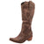 Bottes Western Femme en Similicuir Marron 0