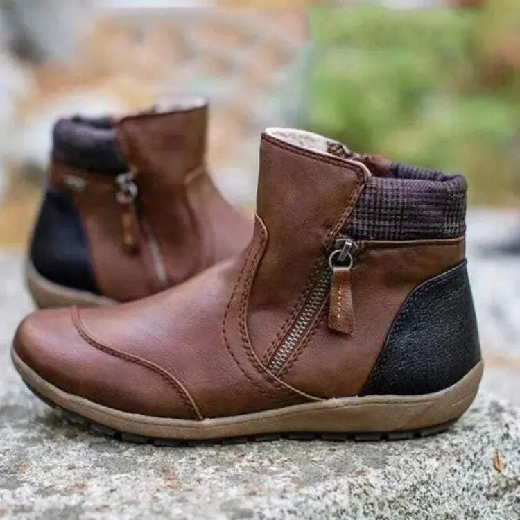 Bottes Zippées Confortables pour Femmes 0