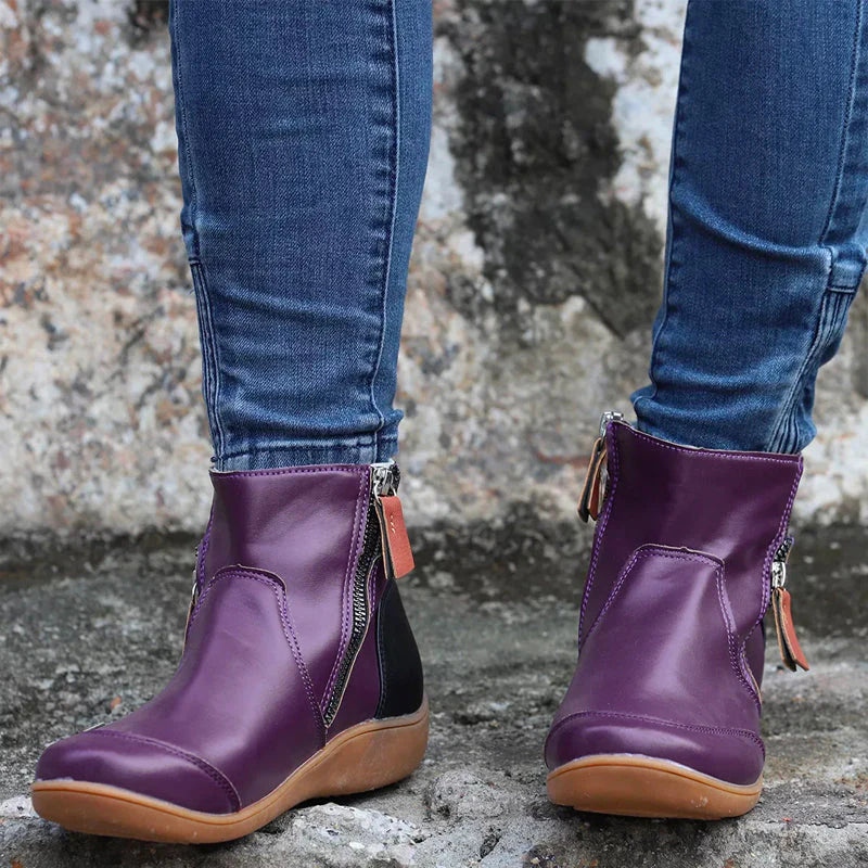 Bottes Zippées Confortables pour Femmes 4