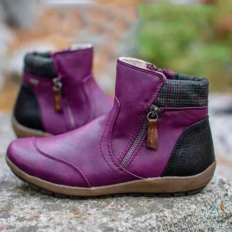 Bottes Zippées Confortables pour Femmes 9