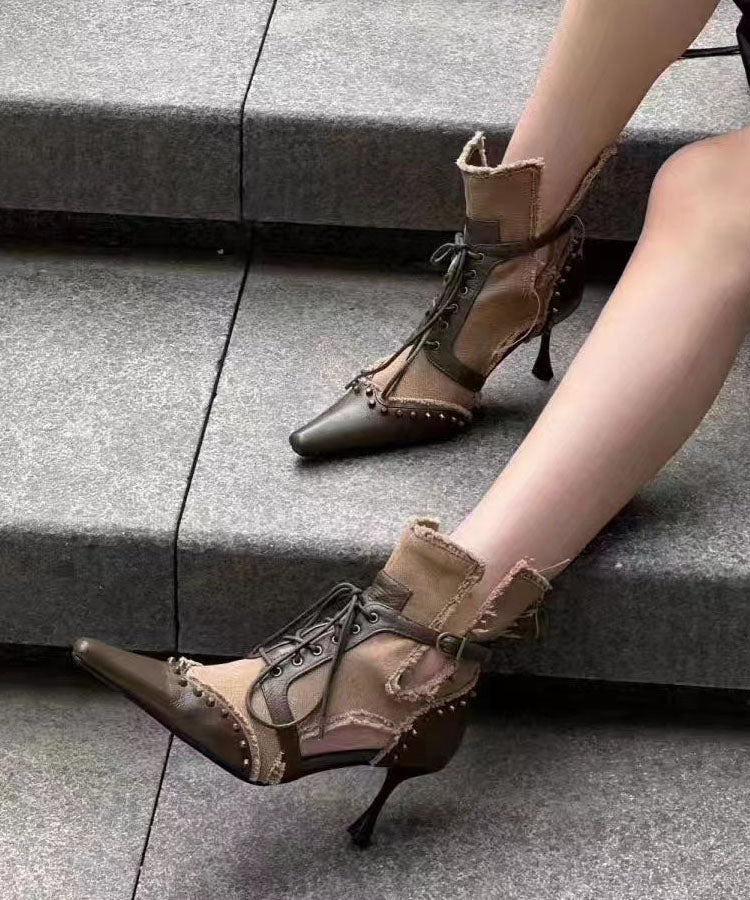 Bottes à Talons Hauts pour Femme Chic 0