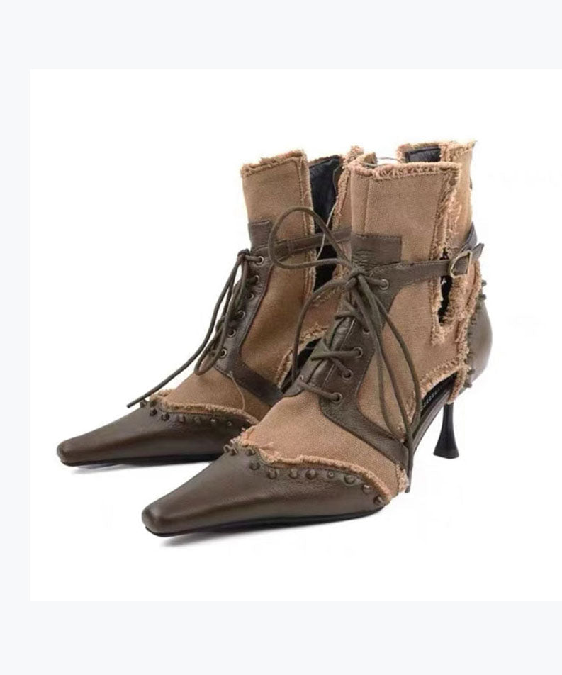 Bottes à Talons Hauts pour Femme Chic 4