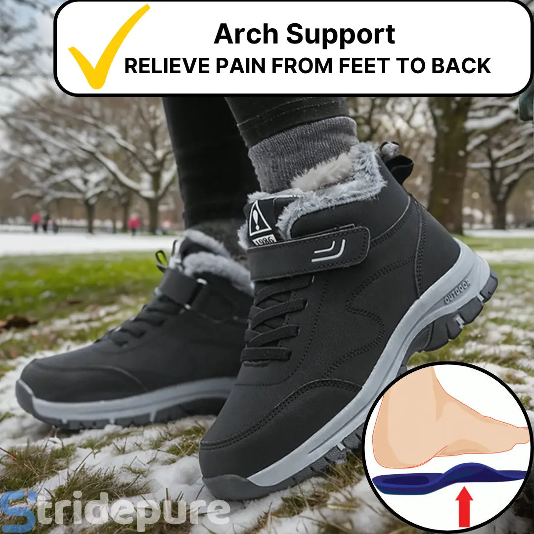 Bottes d'Hiver Femme Ergonomiques Imperméables avec Doublure Thermique 1