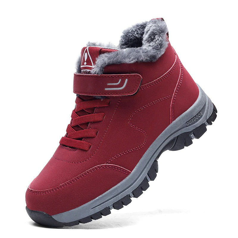 Bottes d'Hiver Femme Ergonomiques Imperméables avec Doublure Thermique 4