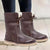 Bottes d'Hiver Femme Imperméables en Cuir 5