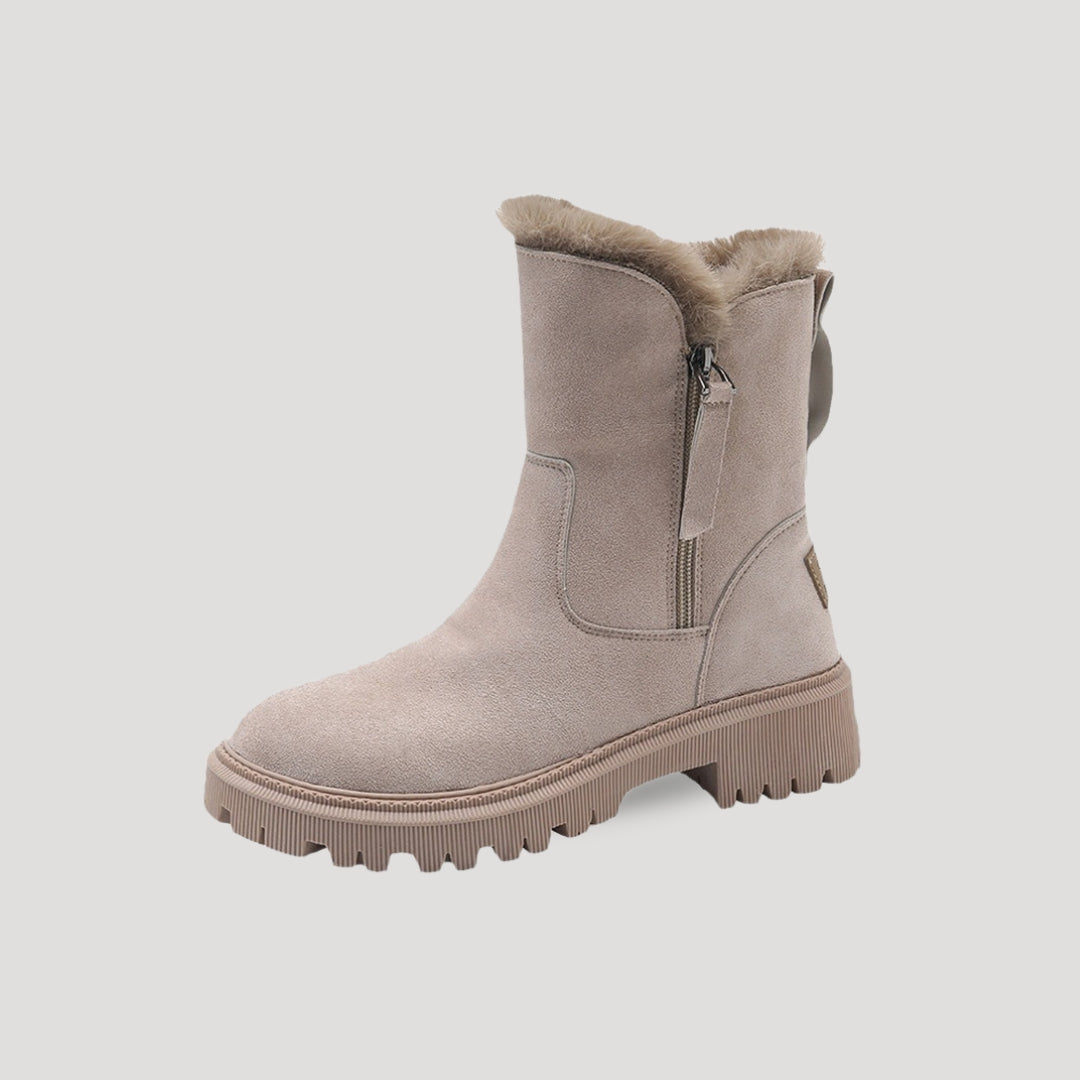 Bottes d'hiver pour femmes avec doublure en fourrure 0