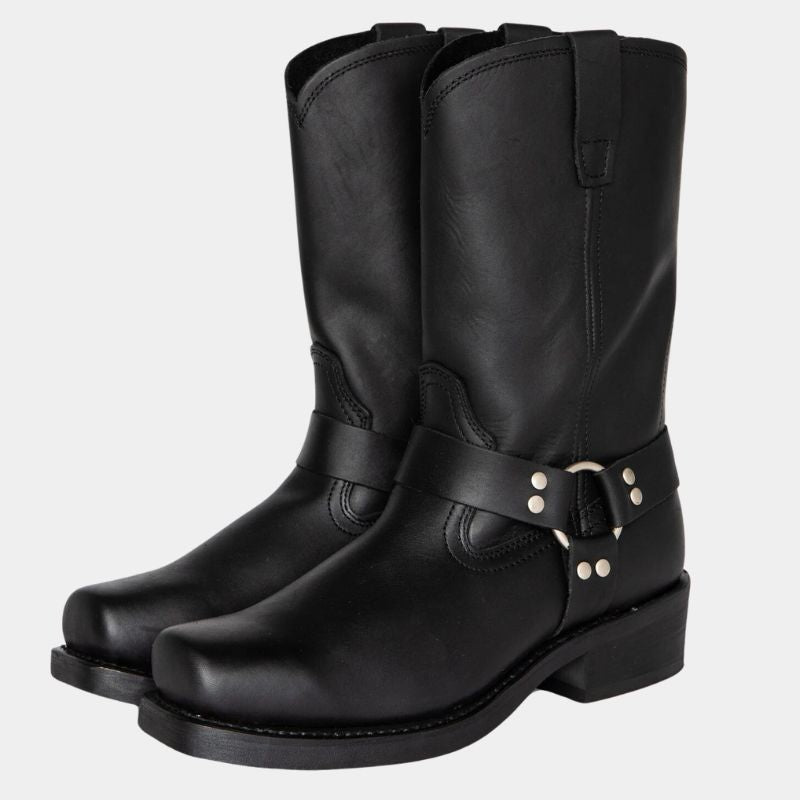 Bottes de Cowboy en Cuir Vintage pour Homme 2