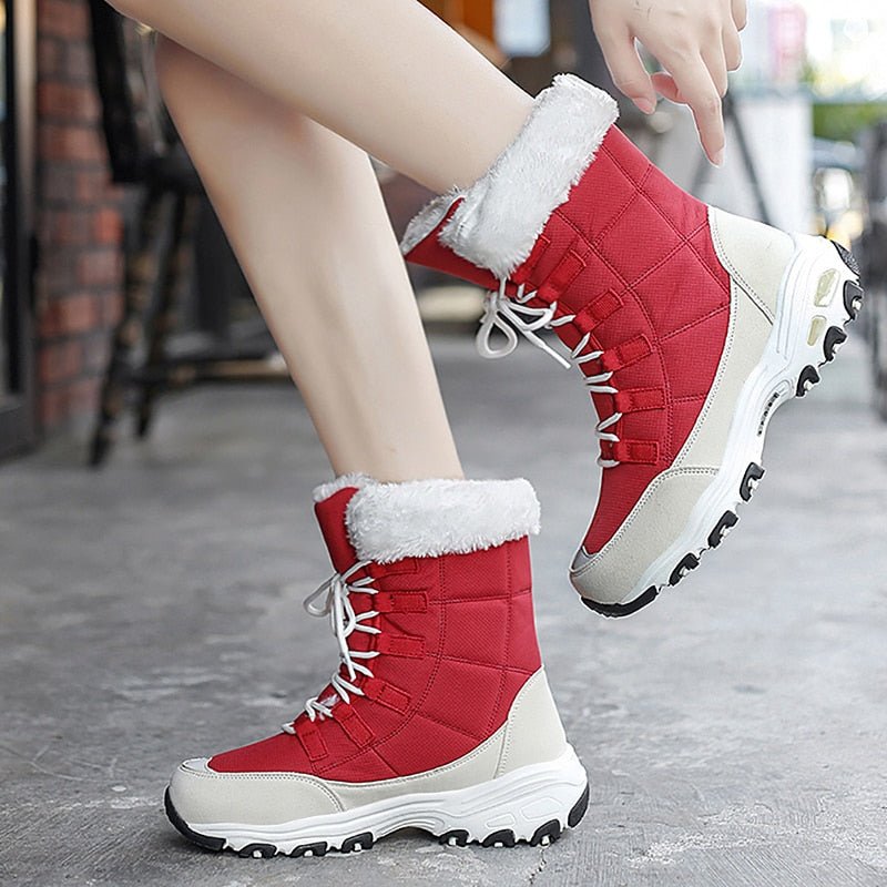 Bottes de Neige Femme Isolées pour Hiver 8