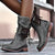 Bottes en Cuir à Lacets pour Femme Classiques 4