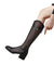 Bottes en Tulle pour Femmes à Talons Chunky 2