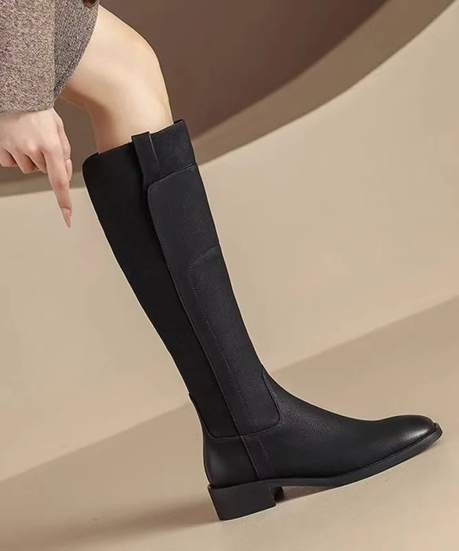 Bottes hautes pour femme style classique 0
