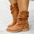 Bottes pour Femmes en Simili Suède avec Semelle Confortable 1