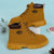Bottes pour Garçons avec Fermeture Éclair Synthetique Antidérapante