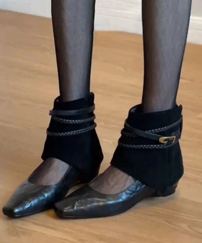 Bottes pour femme ajourées à design artisanal 4