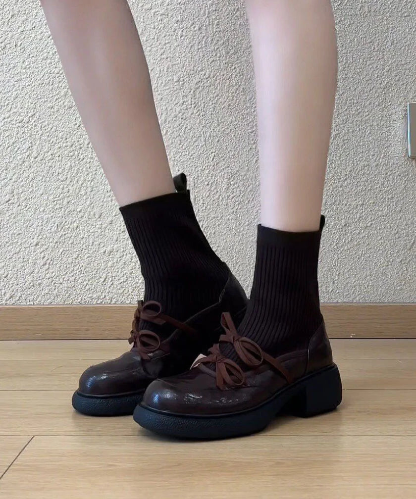 Bottines Femme Style Patchwork 3